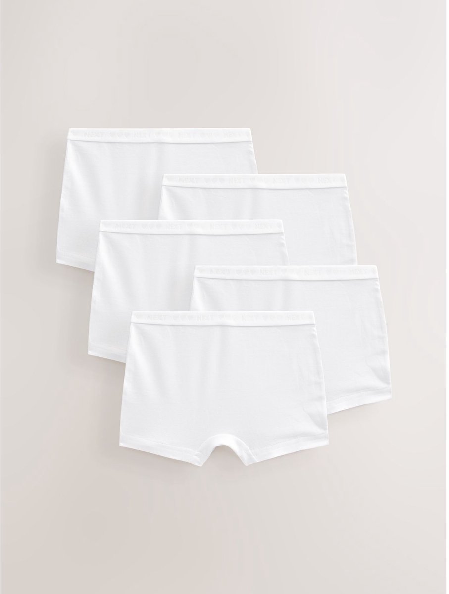 Next - Meisjes - Short Briefs 5 Pack - Wit