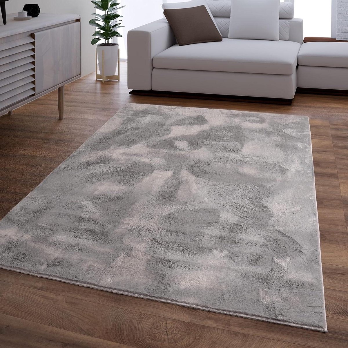 Hoogpolig Vloerkleed - Shaggy Tapijt - Woonkamer Comfort - Wasbaar in Wasmachine - 60x90 c