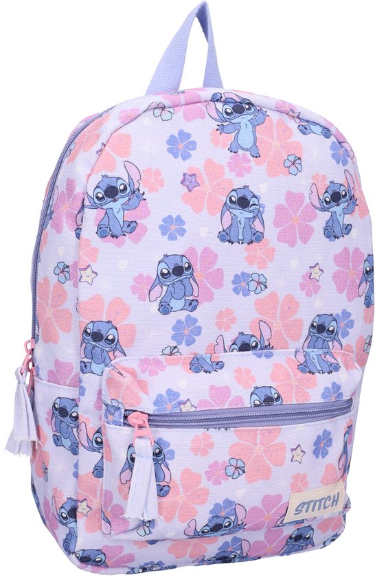Stitch Style Legend - Kinder rugzak - 2 vakken - 6,8 liter - 33x 23 x 9 cm - Paars