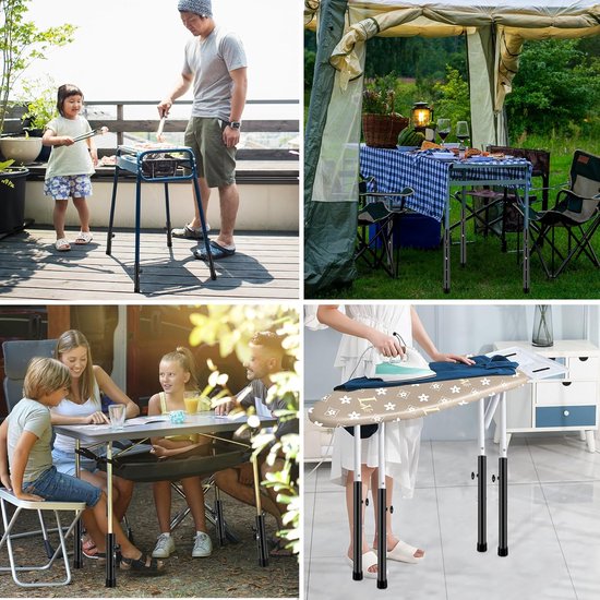 Tafelpoot Verhogers - Meubel Riser - Ergonomisch Werken - Verstevigd Zonder Schudden - 4 stuks - Zwart — afbeelding 2