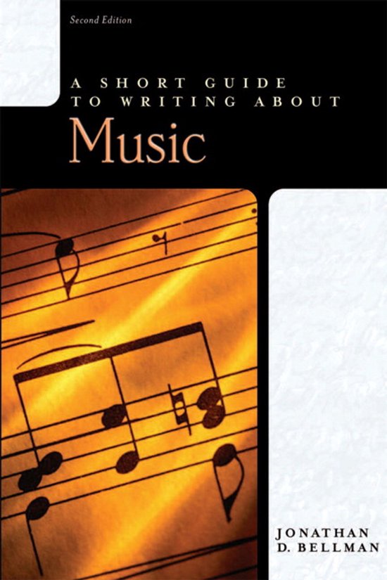 Short Guide To Writing About Music - cover