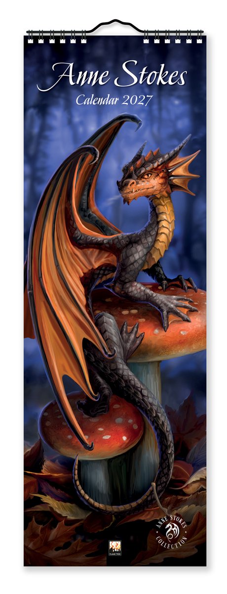 Anne Stokes Slimline Kalender 2027