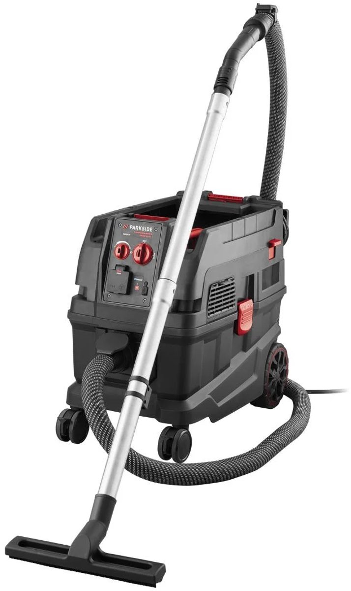 PARKSIDE PERFORMANCE® Alleszuiger - Nat-/droogzuiger - Bouwstofzuiger - Ketelstofzuiger - Zuigkracht: 260 airwatt - Vermogen: 1.300 W - Inhoud: 30 l -