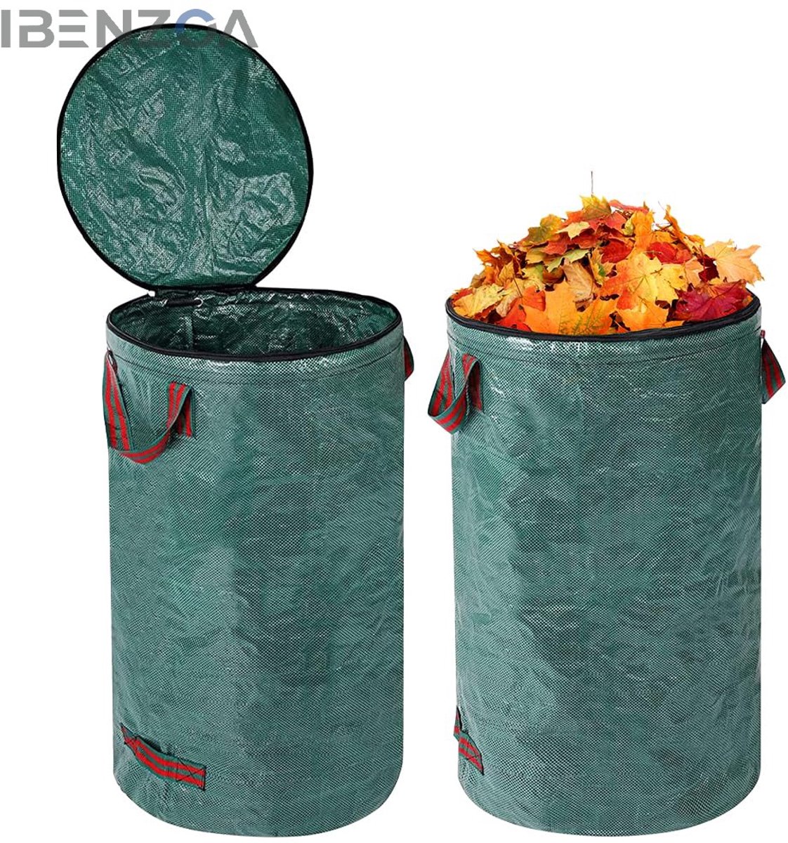 Gartenabfallsack - 120L - Met Deksel - Zelfstaand - Grünschnittzakken