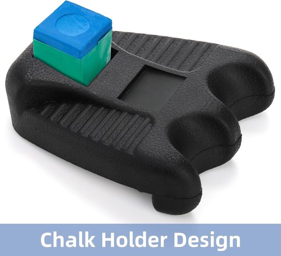Zwembad Keu Houder - Keu Rack - Biljart Spelen - Met Krijthouder - 3.5 x 3.2 x 1 inch - Zwart — afbeelding 5