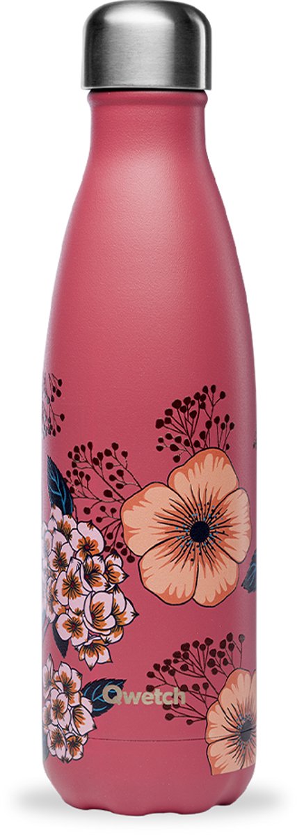 Qwetch - Isothermische fles - Originals Anemonen- 500ml
