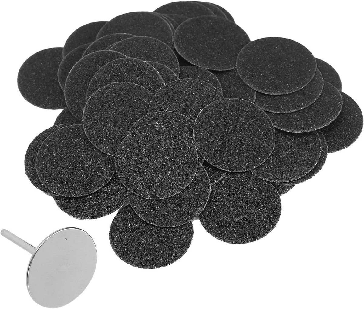 Effectieve Schuurdiscs voor Elektrische Eeltverwijderaar - 50 Stuks Pedicure Accessoires voor Zachte Voeten en Eeltverwijdering (φ25mm)
