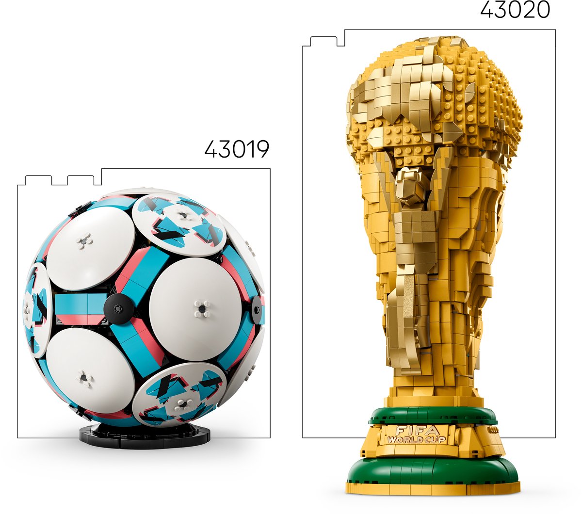 LEGO Editions FIFA World Cup 2026 Officieel Logo Voetbal Wereldbeker Bouwpakket - 43032 – foto 4