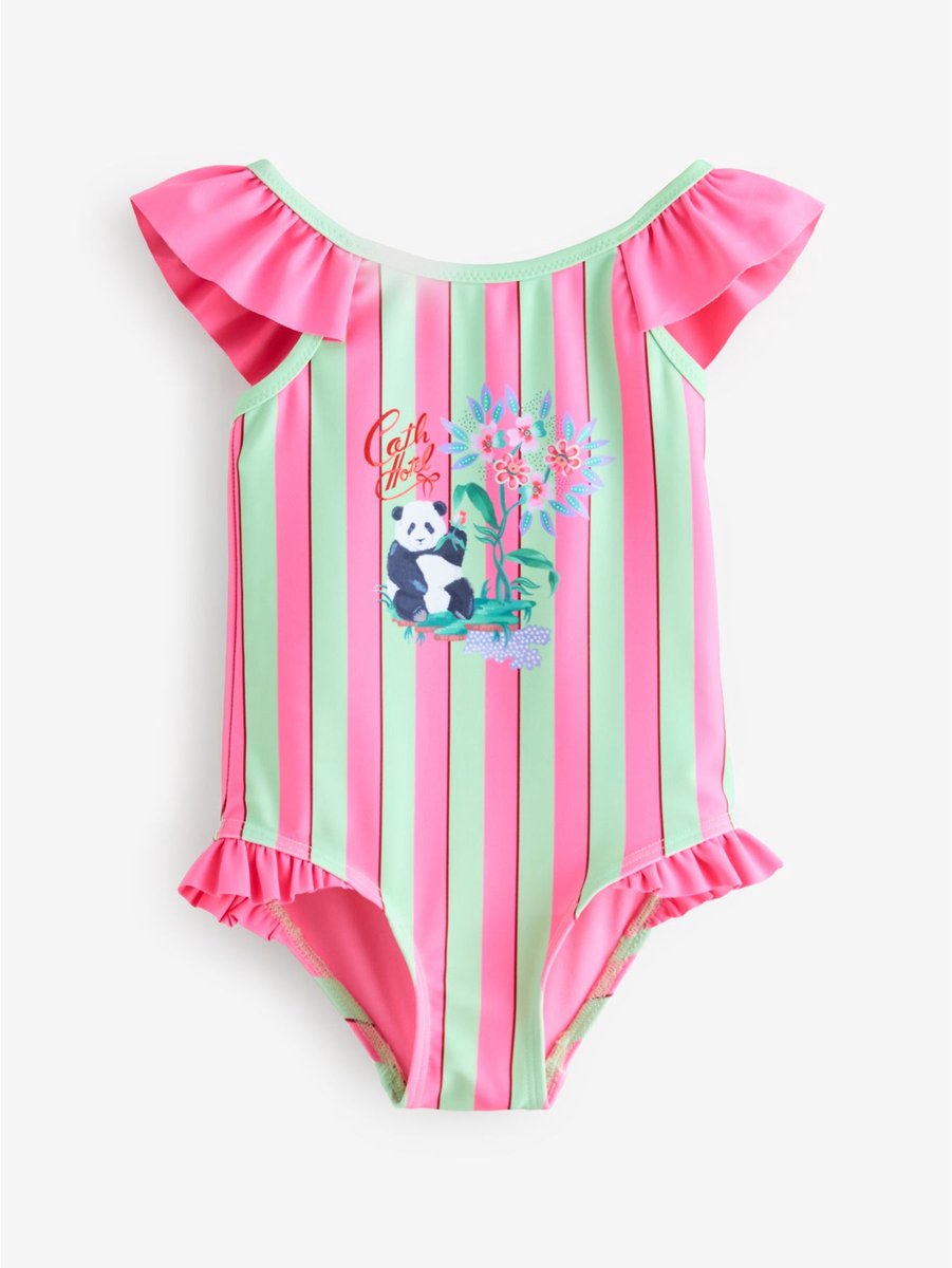 Next - Meisjes - Badpak met ruches - Roze