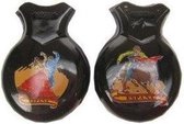 PartyXplosion - Castagnetten - Zwart met print