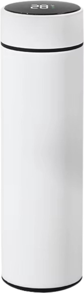 Thermosfles met temperatuurdisplay (500 ml) - Maansneeuw