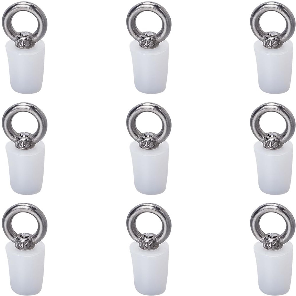 Dailygoody - Rubber Stoppers - Siliconen Kegel - Anti-Return Water Plug - Wit - Bad Bungs - Perfect voor Drainage Gaten