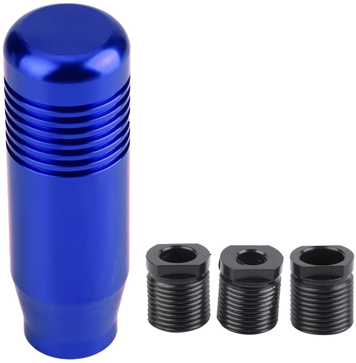 Dailygoods - Dailygoody - Aluminium Versnellingspook Knop - Blauw - 8.5cm lengte - Stijlvol en modern - Perfecte grip - Geschikt voor elk type auto - Auto-interieu