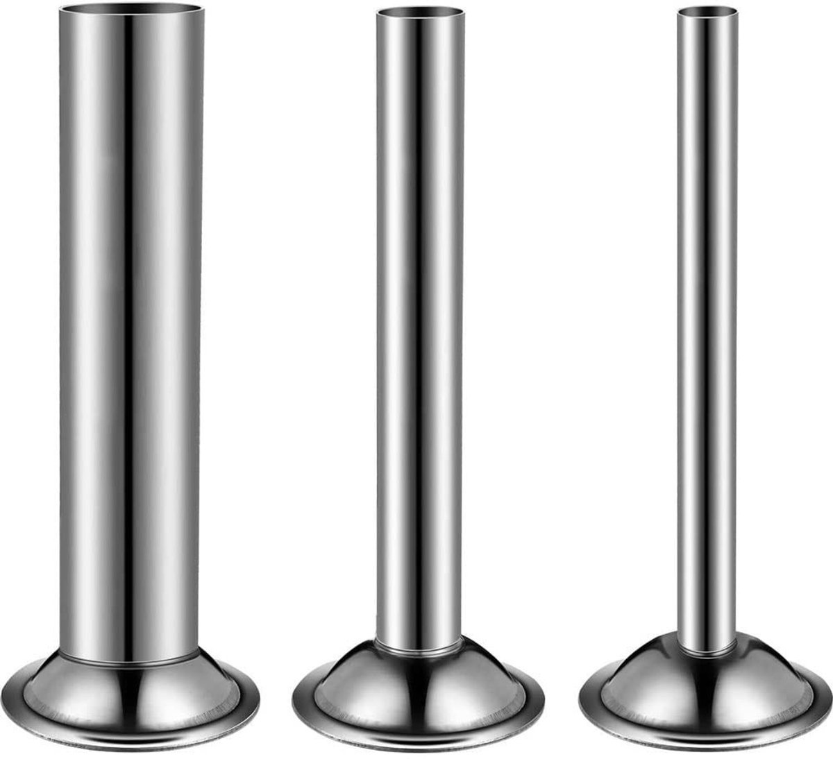 Dailygoods - Dailygoody - Sausage Hopper voor #5 Vleesmolen - Inclusief 3 Vulbuizen van Rvs
