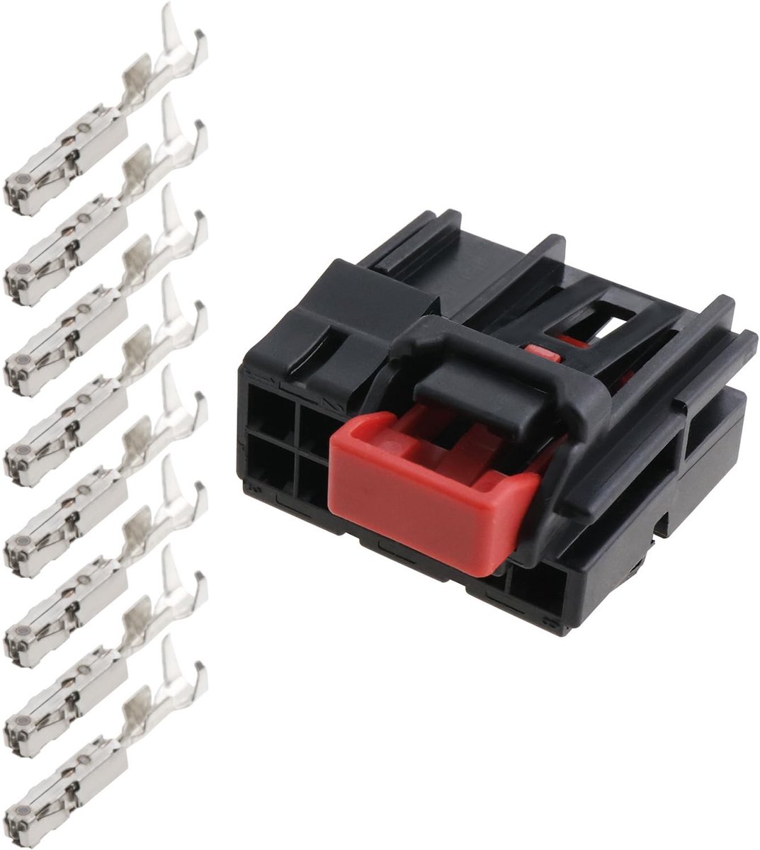 Dailygoods - Dailygoody - 8-Pin Auto Connector - Vervangingsonderdeel - Compatibel met Audi - Vervangen - Betrouwbaar - Geschikt voor VW, Seat, Skoda