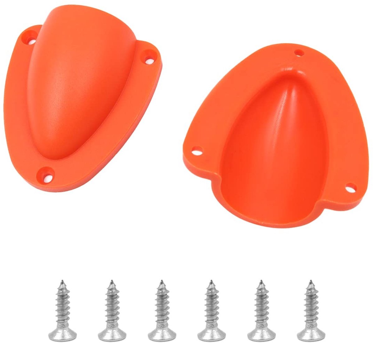 Dailygoods - Dailygoody - Vent Cover - Universeel - Afdekkap voor ventilatieopeningen - Oranje - Geschikt voor boot - Klein