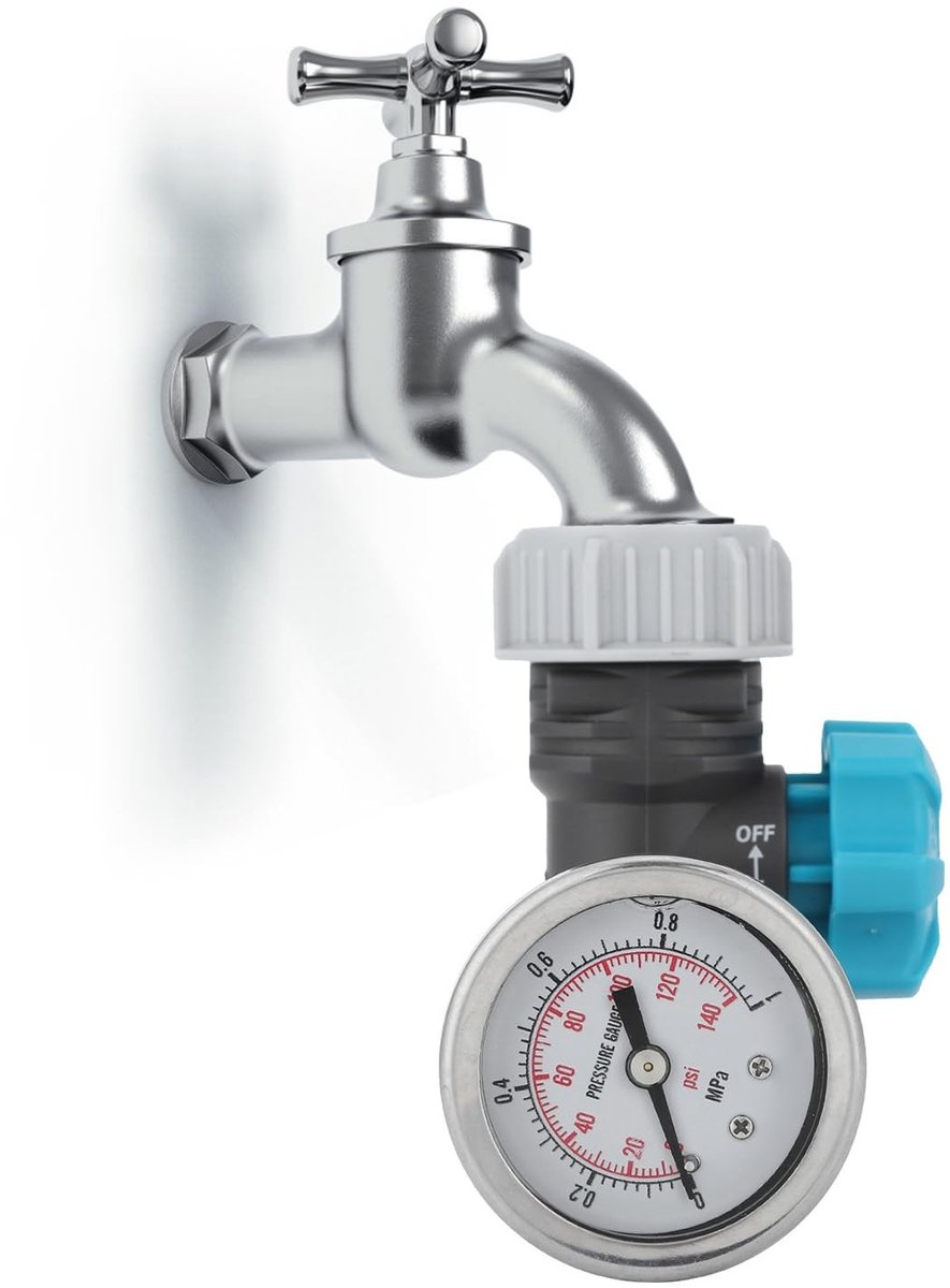 Dailygoods - Dailygoody - Waterdrukventiel - Verstelbare Drukregelaar - G3/4 inch - Waterdrukreduceerventiel - 140psi/10bar - Geschikt voor Landbouw