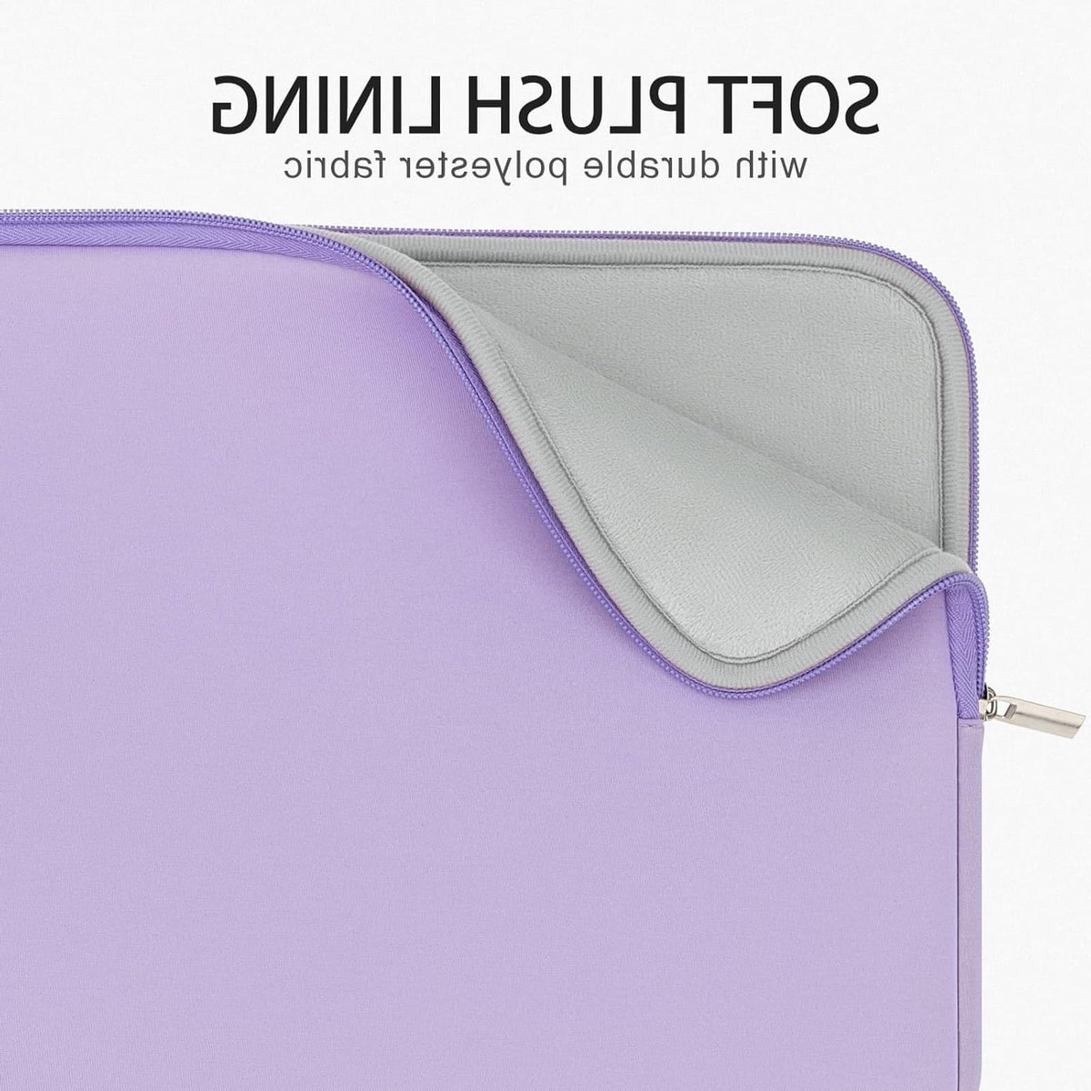 Laptop Sleeve 14 Inch Geschikt voor 15 Inch Macbook Air en Ultrabooks - Beschermende Tas voor Notebooks en Chromebooks in Paars