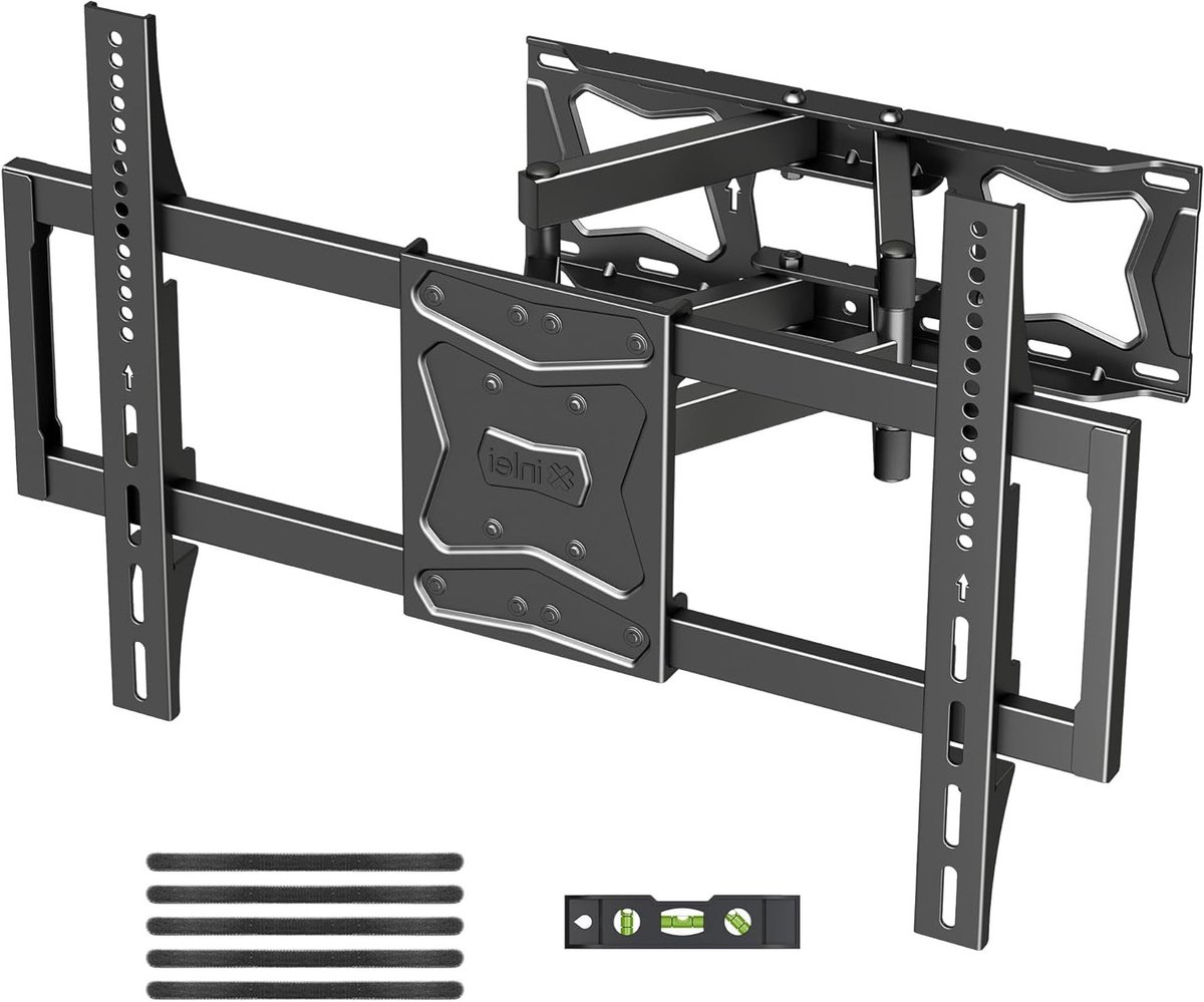Ultraplatte zwenk- en kantelbare tv-muurbeugel voor 37-86 inch flatscreen-tv's tot 60 kg, VESA 600 x 400 mm