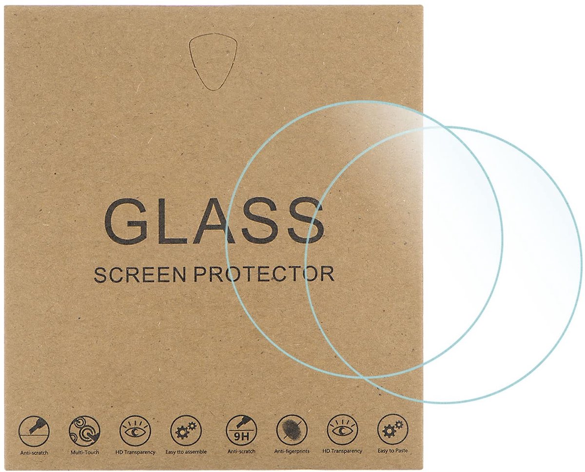 Dailygoods - Dailygoody - Glazen Beeldscherm Beschermfolie - Hoge Hardheid - 40,5 mm - Krasbestendig - 9H Hardheid - Geschikt voor Smartwatch - HD Resolutie