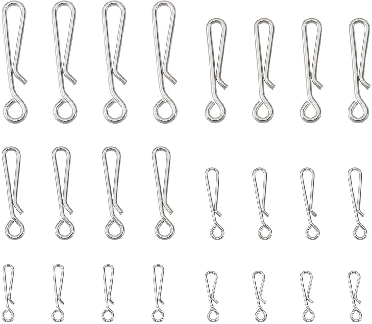 Dailygoods - Set van 120 Vis Rigs Clips voor Trolling en Jigging