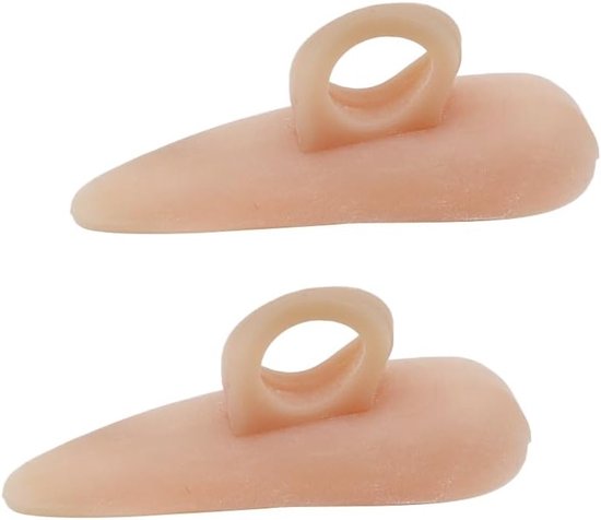 4 Stuks Siliconen Gel Hammer Toe Crest Pads voor Hammerzehen, Voetcomfort en Orthopedische Ondersteuning — afbeelding 2