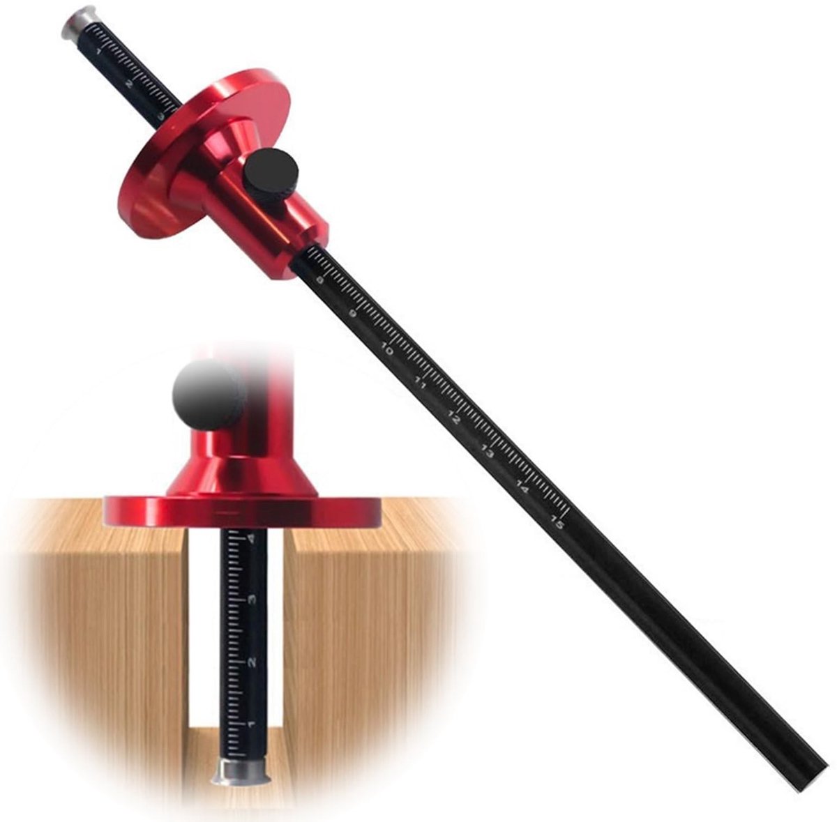 Dailygoods - Wielmarkeringsmeter voor Nauwkeurige Houtbewerking