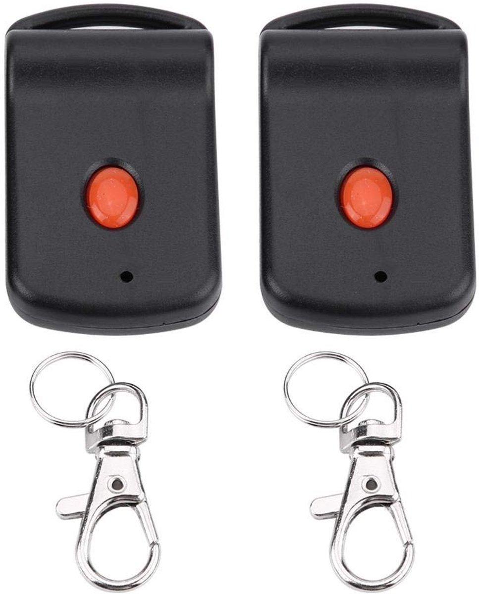 Dailygoods - Dailygoody - Garagedeur Opener - Mini Afstandsbediening - 2 Stuks - Dip Switch - Handig en Compact - Geschikt voor 3060 3089 4120