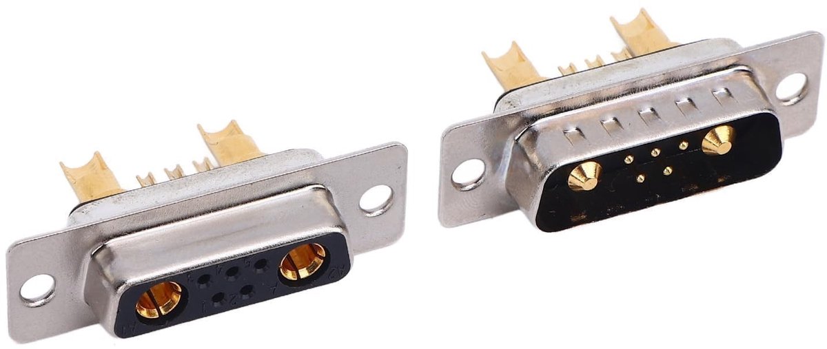 Dailygoods - 20A D Sub Vermogen Connector voor Betrouwbare Stroomverbinding