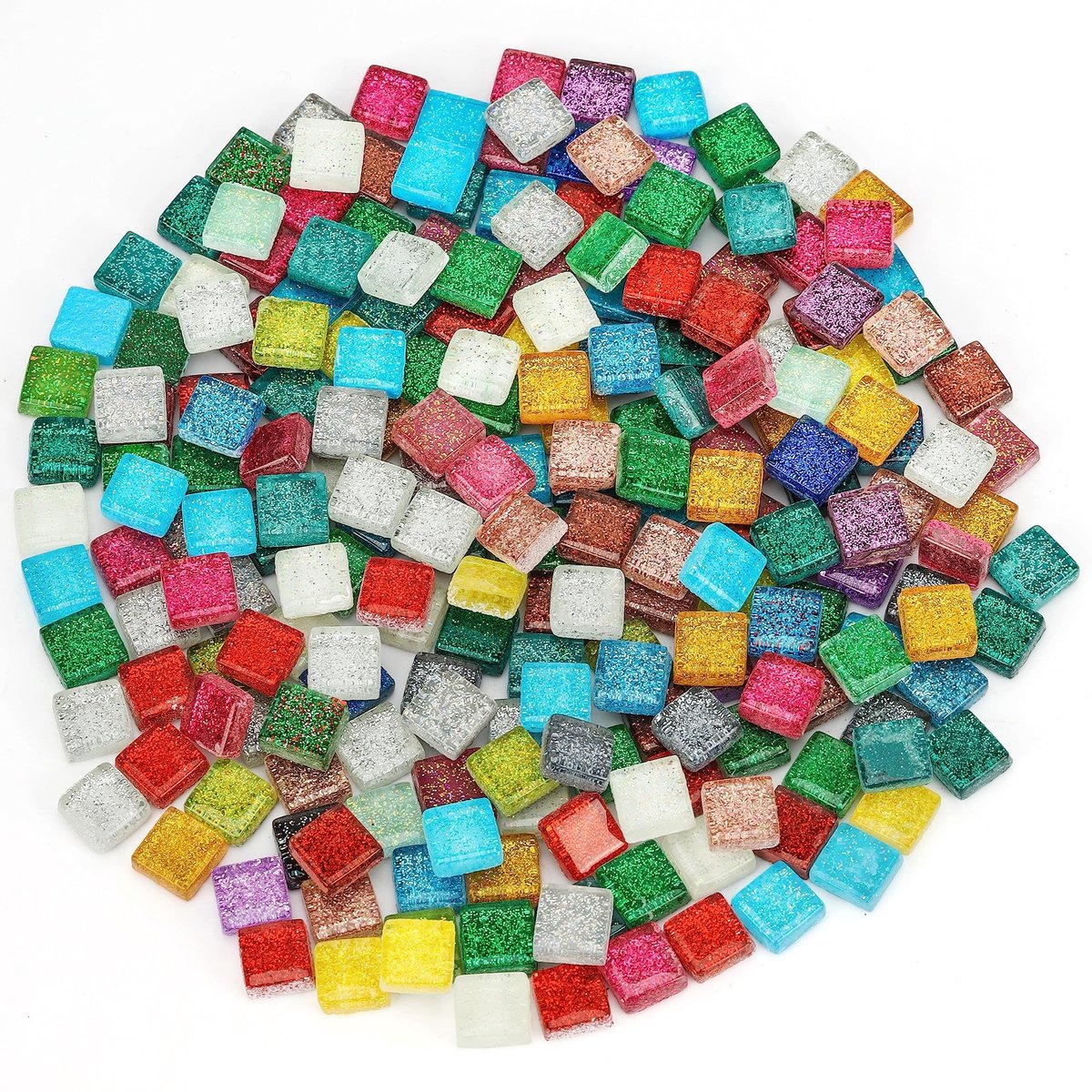 Dailygoods - Dailygoody - Mozaïektegel Assortiment - Gekleurde Acryl Tegels - Creatieve Ho