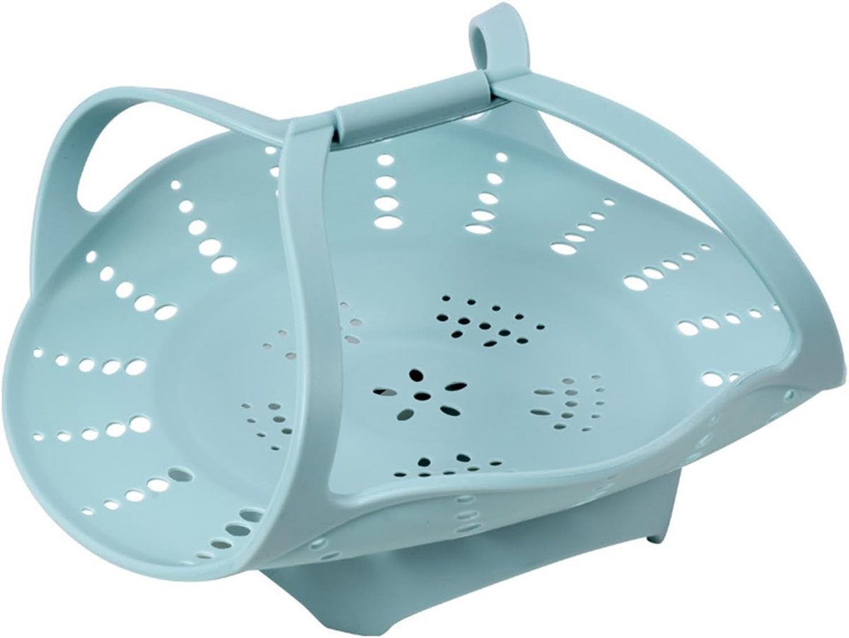 Vouwbare Siliconen Stoommand, Klein Formaat - Ideaal voor Groenten, Dumplings en Eieren, Warmtebestendig en Magnetronveilig Keukengerei, Essentiële Keukenaccessoires voor Gezond Koken