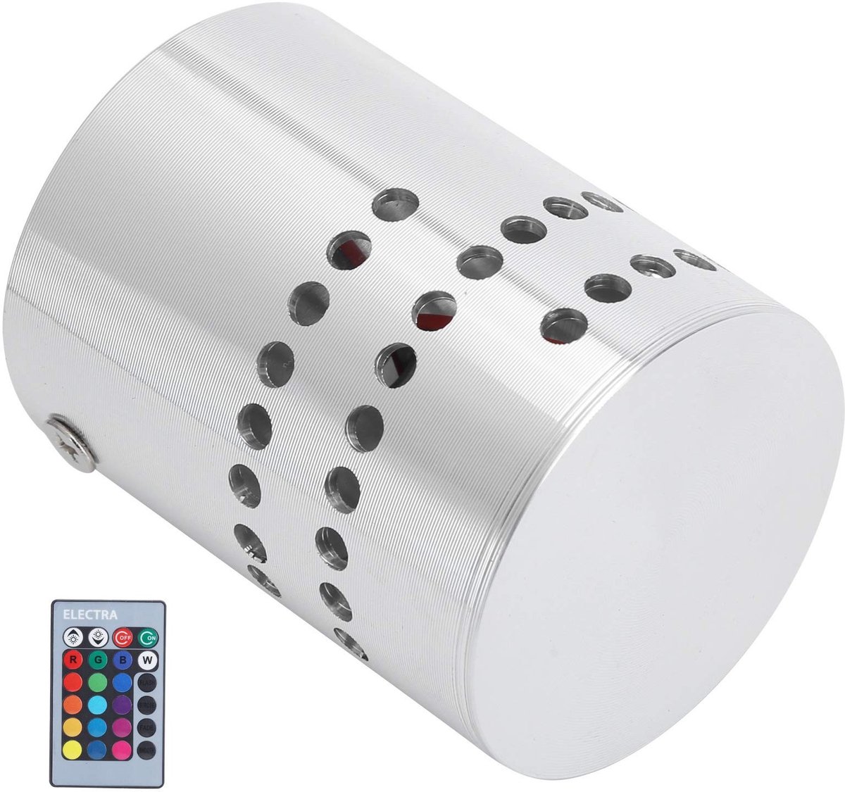 Dailygoody - RGB Spiraal Wandlamp - LED Plafondlamp - Afstandsbediening - Binnenverlichting - Hal Lamp - Moderne design - 3W