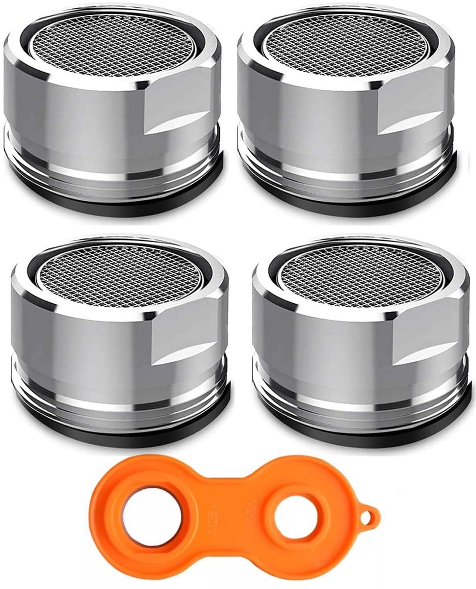 Dailygoody - Straalregelaars kraan - Waterbesparend - 24 mm - Keuken accessoires - Filter voor wastafel - Geschikt voor keuken en badkamer