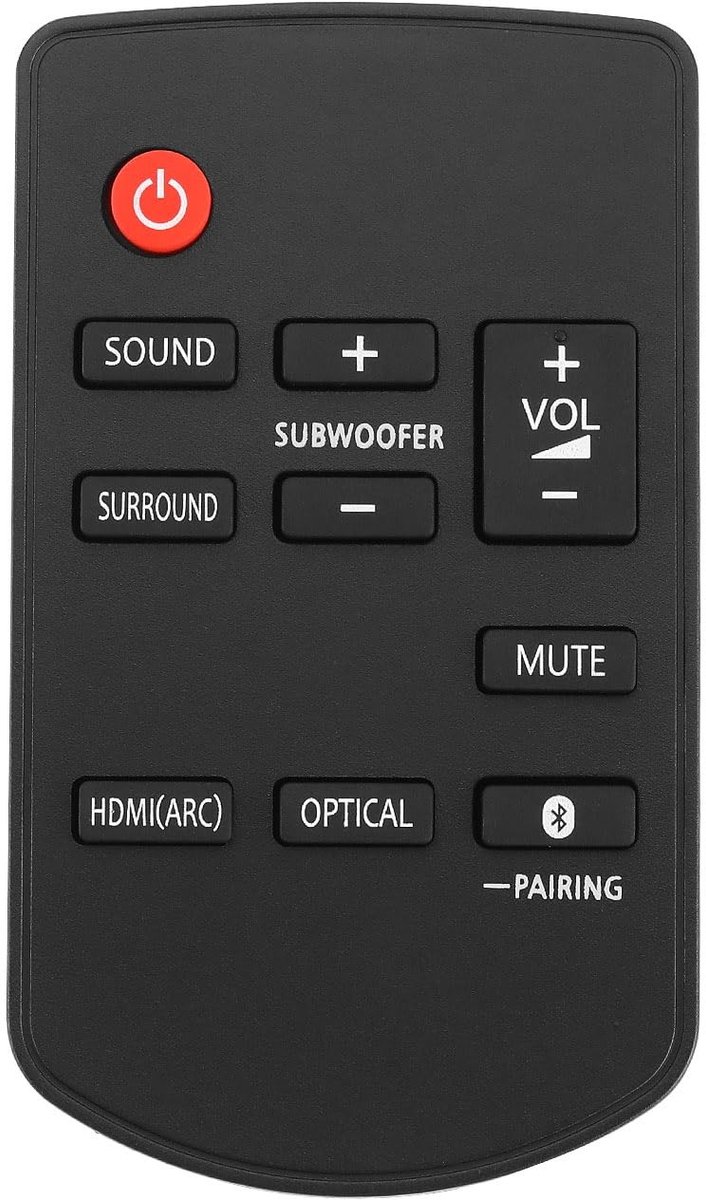 Dailygoody - Home Theater Soundbar - Afstandsbediening - Slim en gebruiksvriendelijk - Compatibel met Panasonic - Perfect voor jouw bioscoopervaring -...