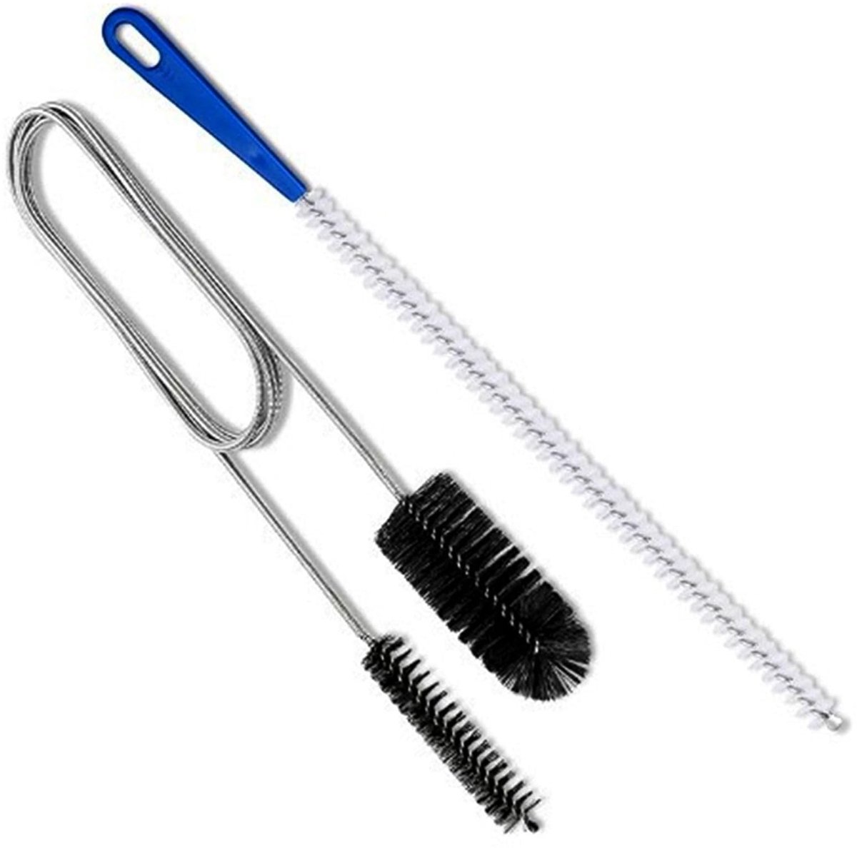 Dailygoods - Dailygoody - Drainage Unclogging Tool - Ontstoppingsborstel - Handgreep voor eenvoudig gebruik - Zilver - Pijp reinigingsborstel - Geschikt voor keuke