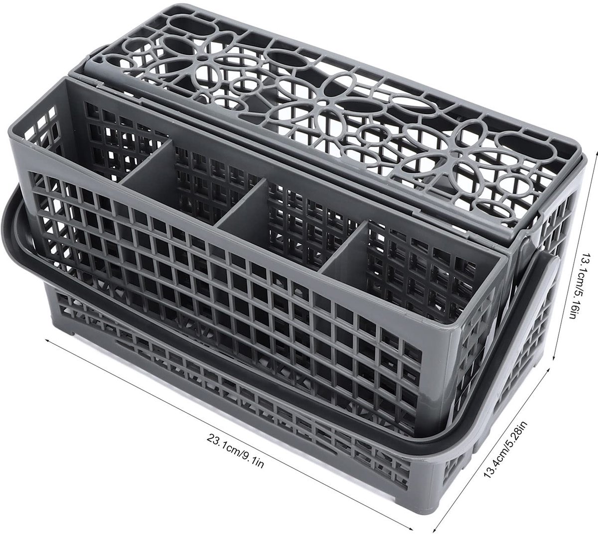 Dailygoody - OmGoods - Dailygoody - Afwasmachine Bestekmand - Vervangingsmand voor Bestek en Keuken Gereedschap - 23x13.5cm - Duurzaam - Geschikt voor dagelijks gebruik - Id