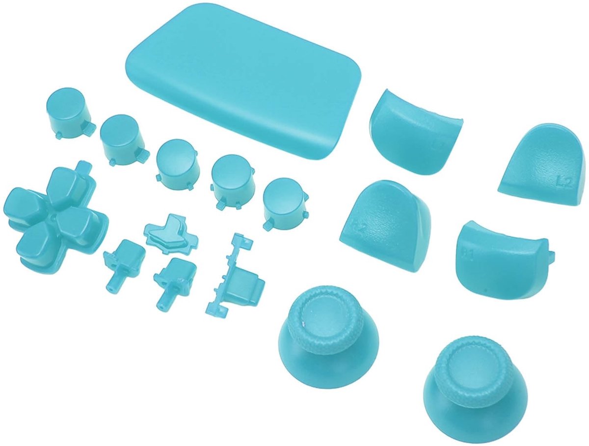 Dailygoods - Dailygoody - Vervangende Knoppen - Gamepad Accessoires - Eenvoudige Installatie - Lichtblauw - Thumbstick en Trigger - Multifunctioneel - Geschikt voo