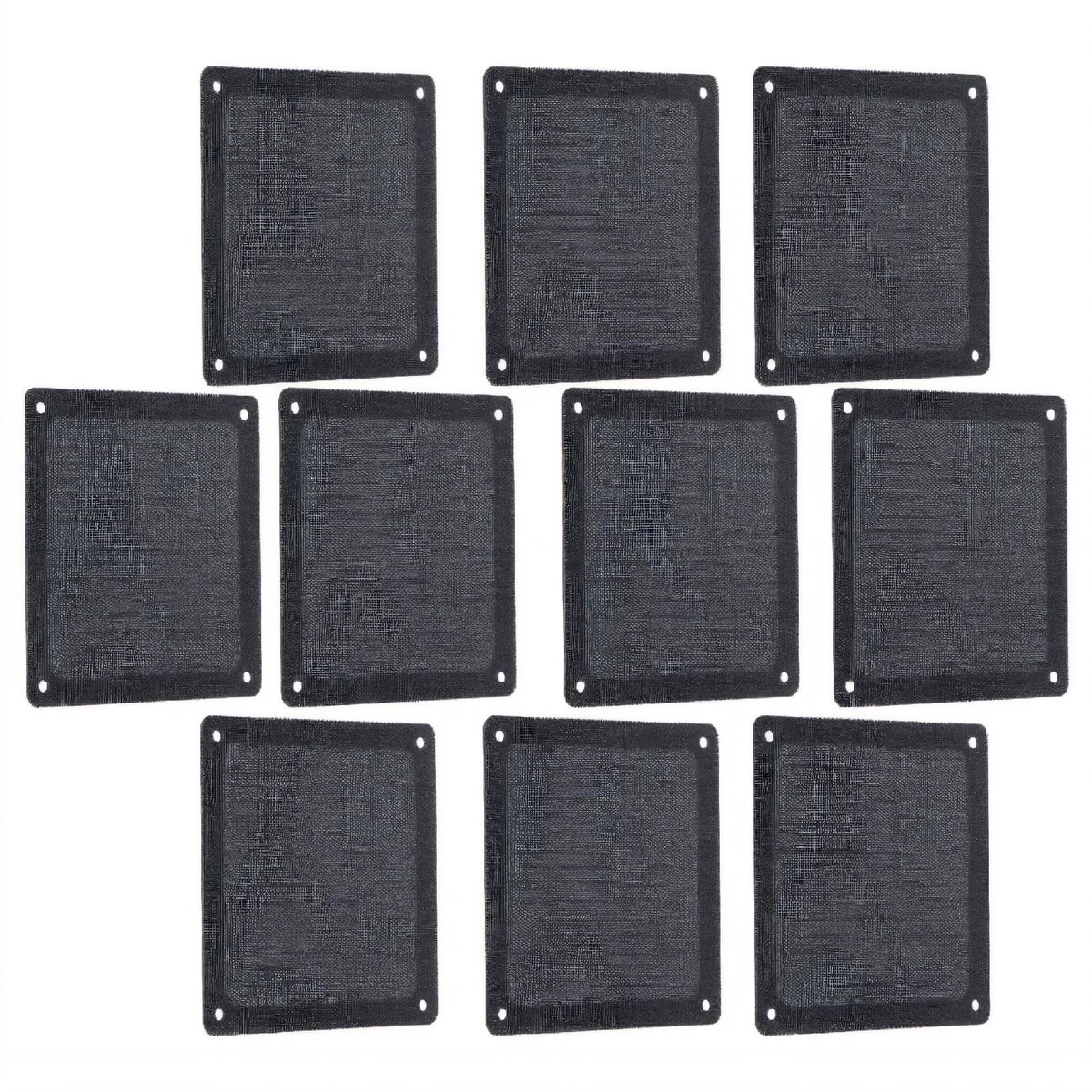 Dailygoody - PC-ventilatorfilter - PVC-filter - Eenvoudige installatie - Zwart - Ventilatiefilter - Geschikt voor PC-behuizing - 120 x 120 mm