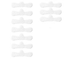 Zweetabsorberende Pads - 10 Stuks - Borstzweetpad - Herbruikbare - Katoenen Bh-Pads - Tegen BH Zweet - Tegen Zweet Op Uw Kleding - Zweetstoppers Borsten - 45X8cm - Wit