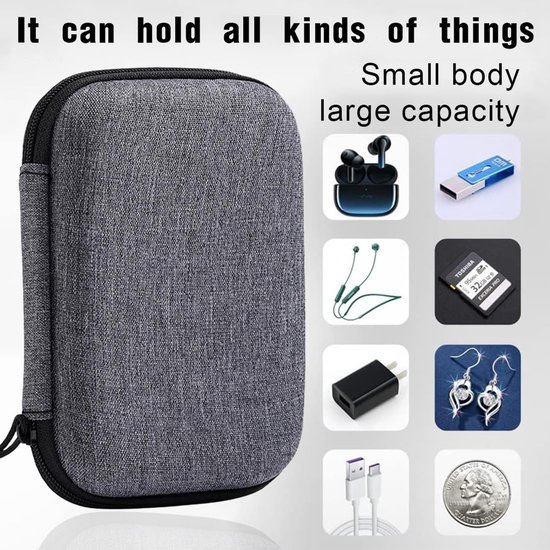 Dailygoody - Beschermhoes extern harde schijf 2,5 inch - Schokbestendig en waterdicht - Robuuste bescherming - Draagbaar en veilig - Perfect voor SSD ... van Merkloos — afbeelding 4