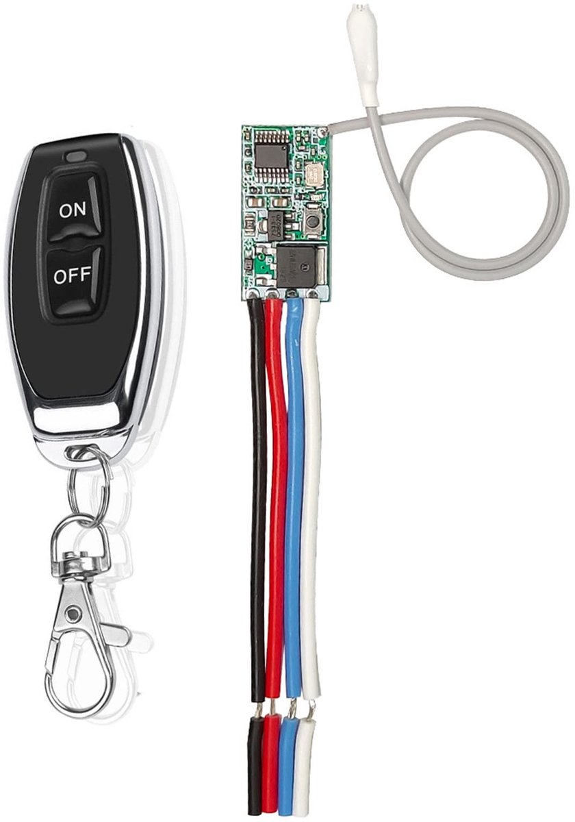 Dailygoody - Draadloze Lichtschakelaar Kit - Afstandsbediening - Geschikt voor LED-verlichting - Compact formaat - Gebruiksvriendelijk - Ideaal voor t