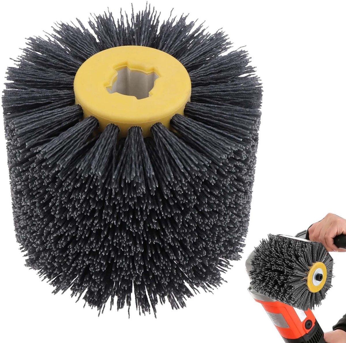Dailygoody - Nylon Polishing Brush 120 Grit - Verfijnen en Reinigen van Oppervlakken - Hoogwaardige Kwaliteit - Ideaal voor Hout en Metaal - Professio