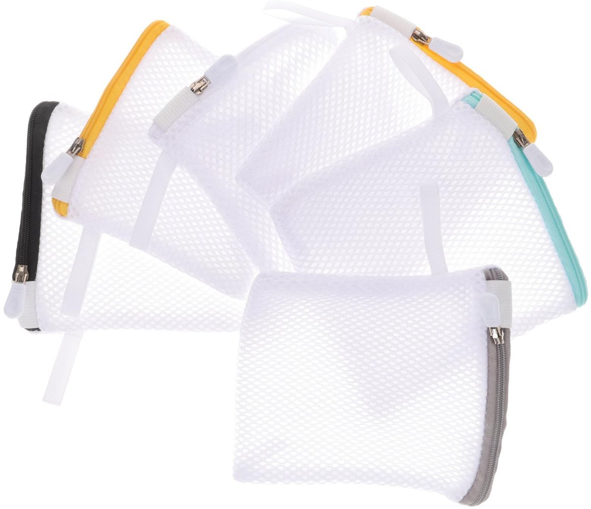 Dailygoody - Mini Wasmachine - Waszakken Set - Perfect voor Ondergoed - Diverse Kleuren - Handig voor Reis - Bescherming van Delicate Kleding