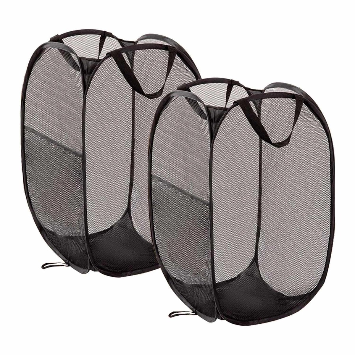 Dailygoods - Dailygoody - Opvouwbare Wasmanden - Duurzaam en Praktisch - 2 Stuks - Ideaal voor Thuis - Voor Studenten en Reizen - Handig en Ruimtebesparend - Kleur