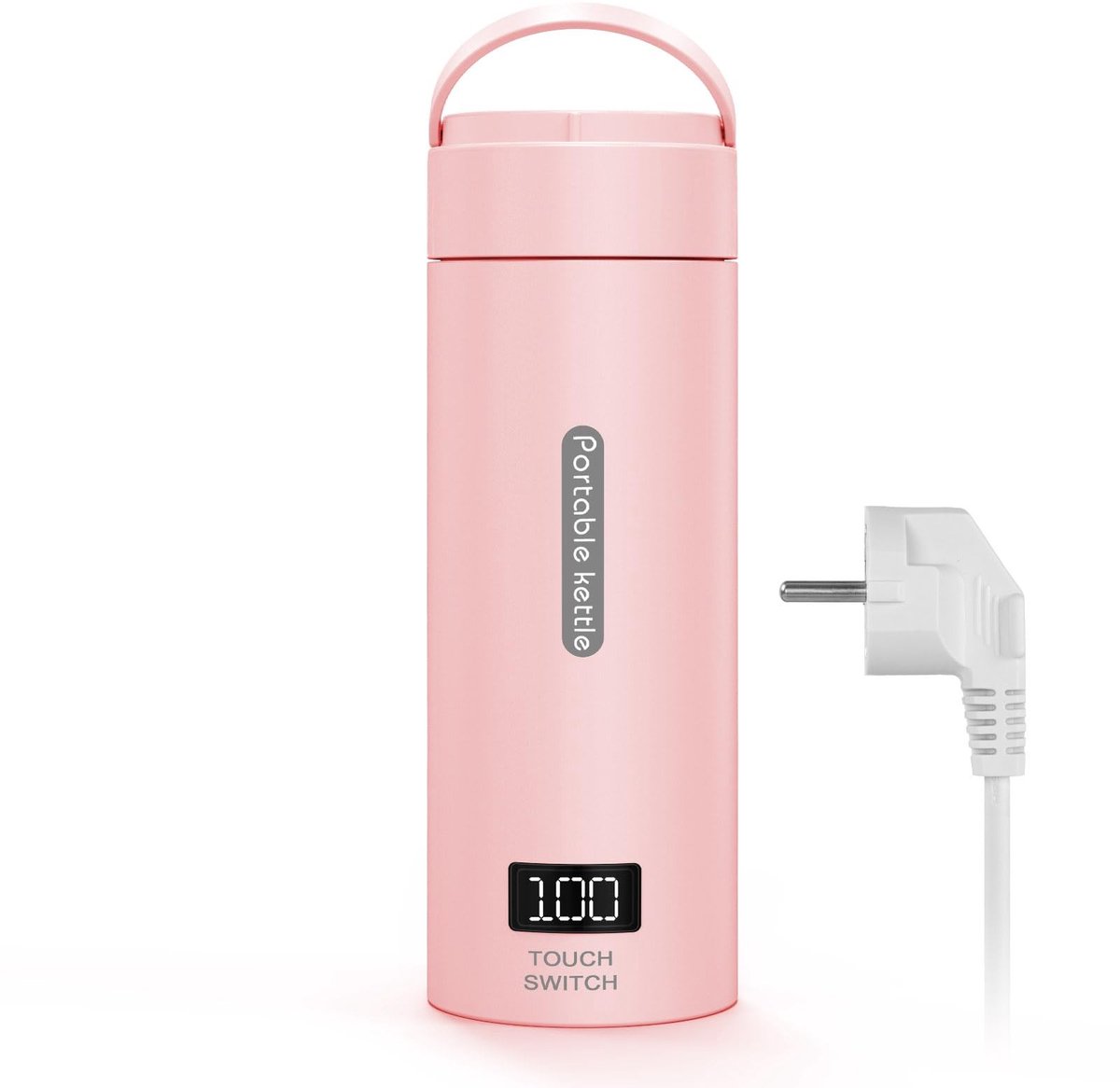 Dailygoods - Dailygoody - Elektrische waterkoker - Mini waterkoker 380 ml - Automatische uitschakeling - Roestvrij staal - Draagbare waterkoker - Geschikt voor war...