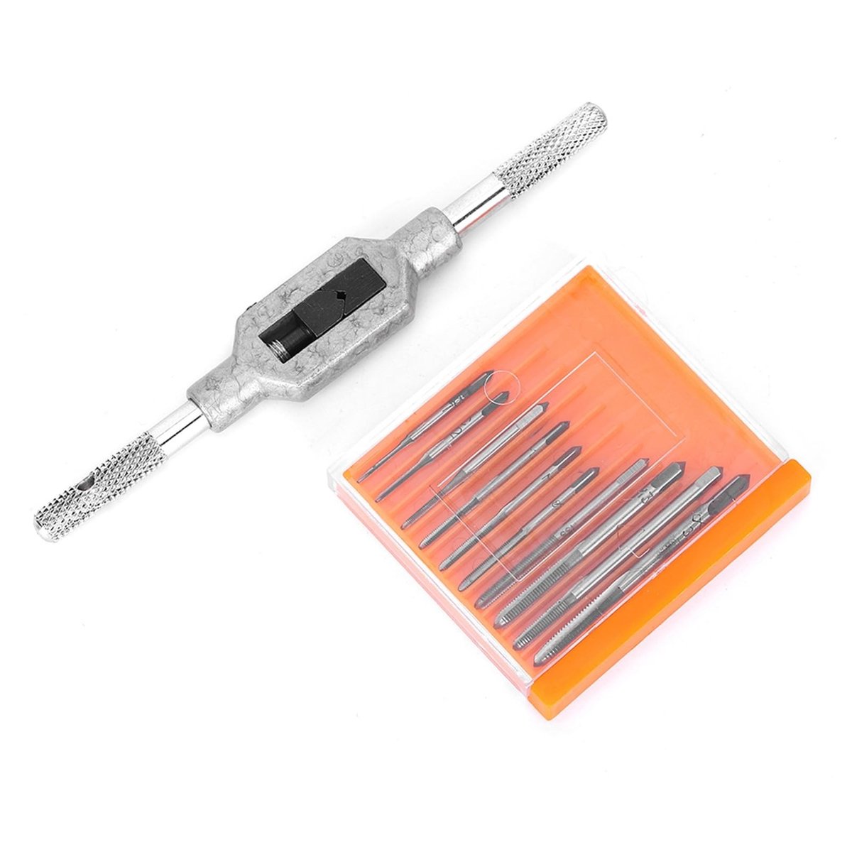 Dailygoods - Dailygoody - Schroefdraadset - Metrische schroefdraadboren - Precisie en duurzaamheid - 11-delige set - Voor horloges - Geschikt voor fijnmechanica