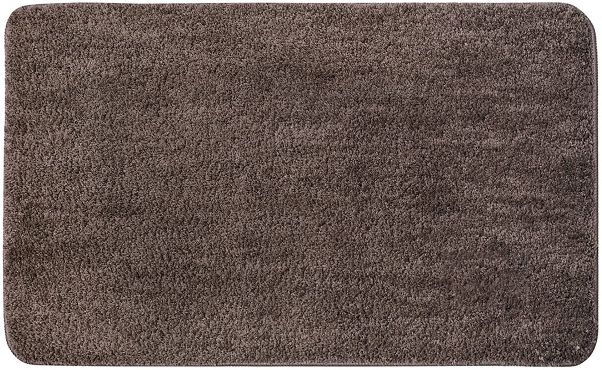 Dailygoods - Dailygoody - Badmat Antislip - Absorberend Tapijt - 50x80 cm - Koffie - Douchemat voor Badkamer en Keuken - Handgemaakt