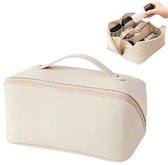 Toilettas dames - Waterdichte reis make-uptas - met scheidingshandvat - Grote capaciteit - Dames make-up en toiletartikelen tas