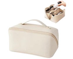 Toilettas dames - Waterdichte reis make-uptas - met scheidingshandvat - Grote capaciteit - Dames make-up en toiletartikelen tas
