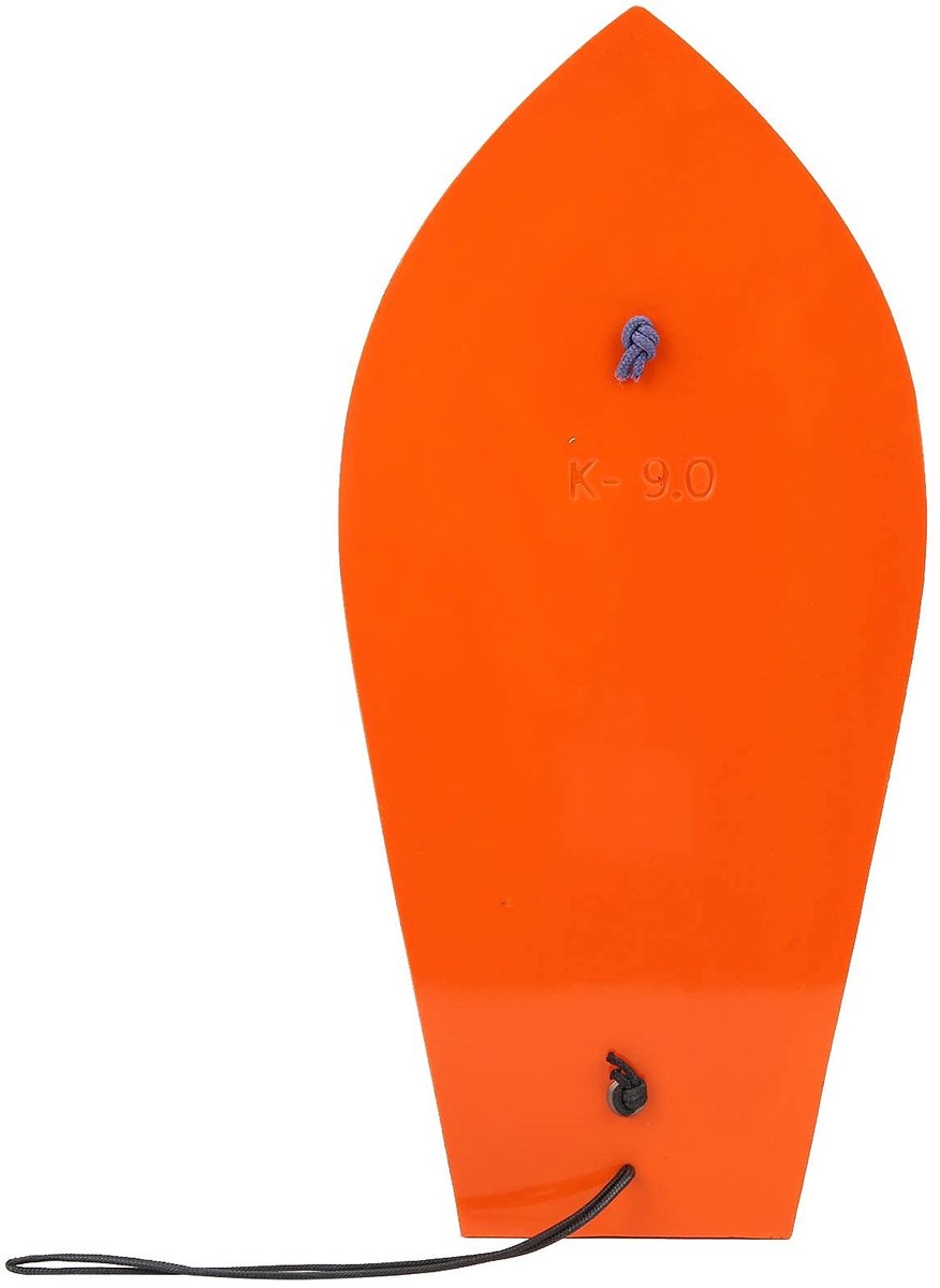 Dailygoods - Dailygoody - Vissen Trolling Duikplank - Draagbare Vissersduikplank - Oranje kleur - Zeevissen Schaafplank - Ideaal voor Vissersboot - 270 mm